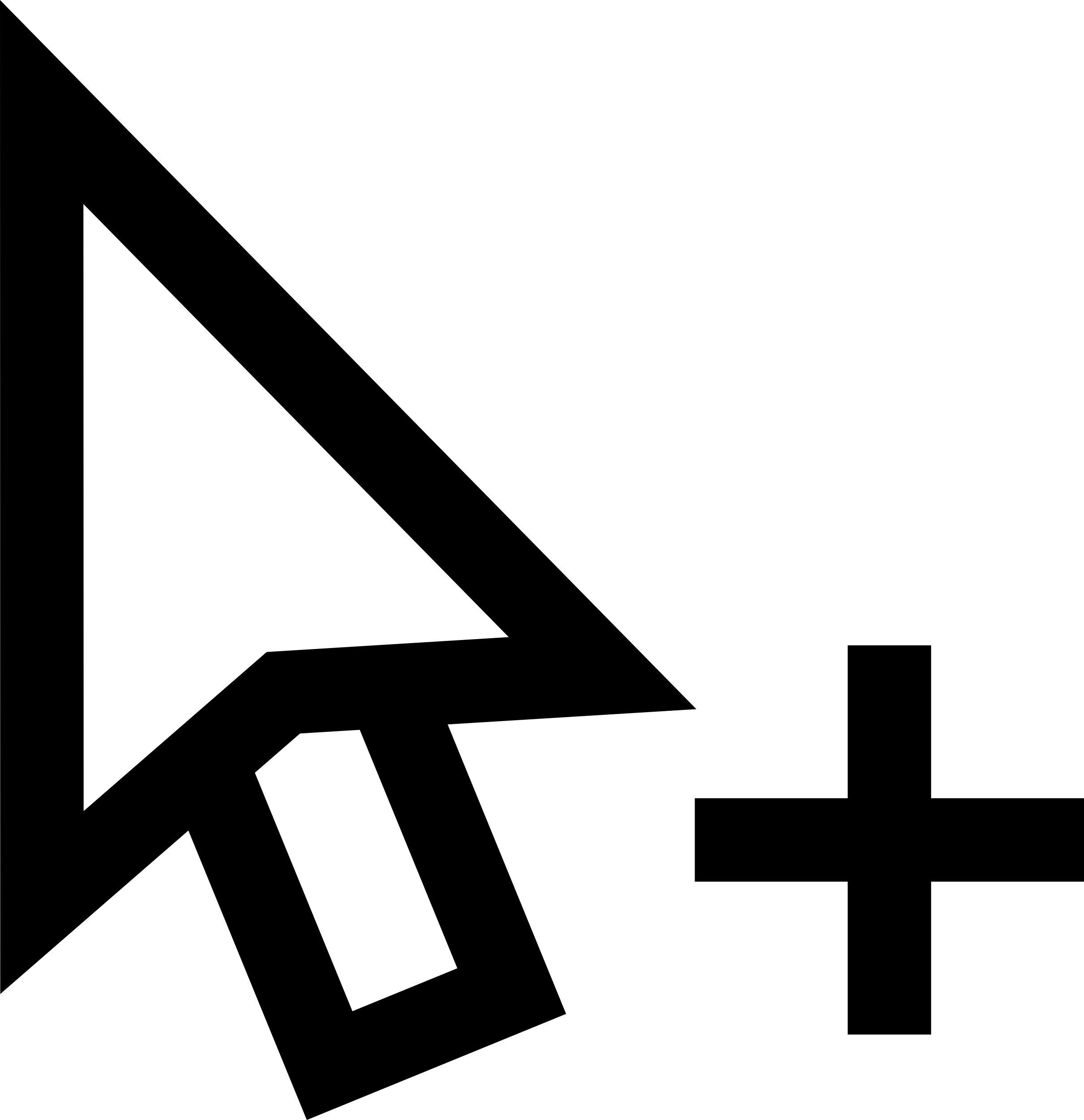 Add Cursor Line Art Illustration Svg Free Vectors